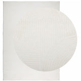 Vidaxl vloerkleed iza laagpolig scandinavisch 240x340 cm crèmekleurig