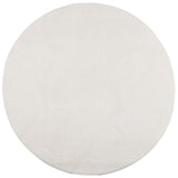 Vidaxl Rug Iza Low -Pile Scandinave Ø 120 cm Crème -Colored