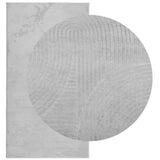 Vidaxl vloerkleed iza laagpolig scandinavisch 80x150 cm grijs
