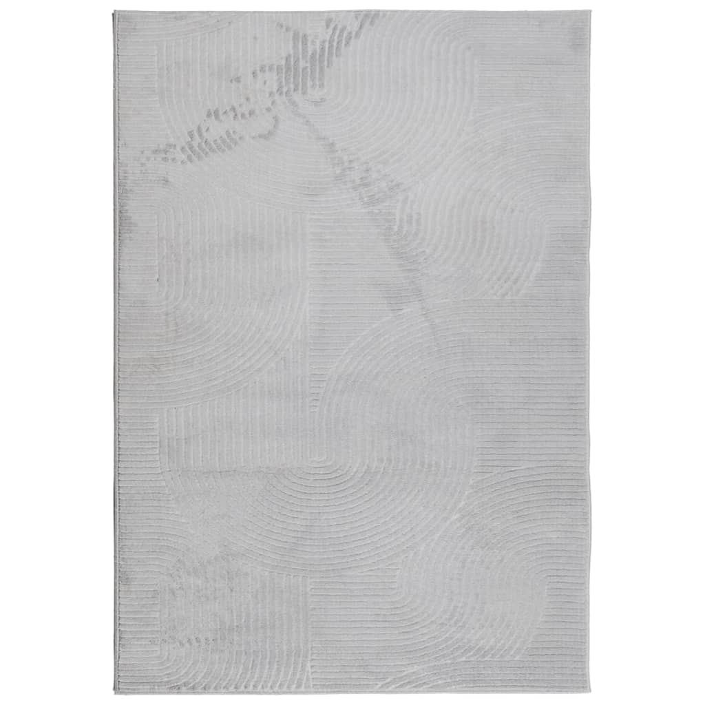 Vidaxl Rug Iza Low -Bile Scandinavian 160x230 cm Gray