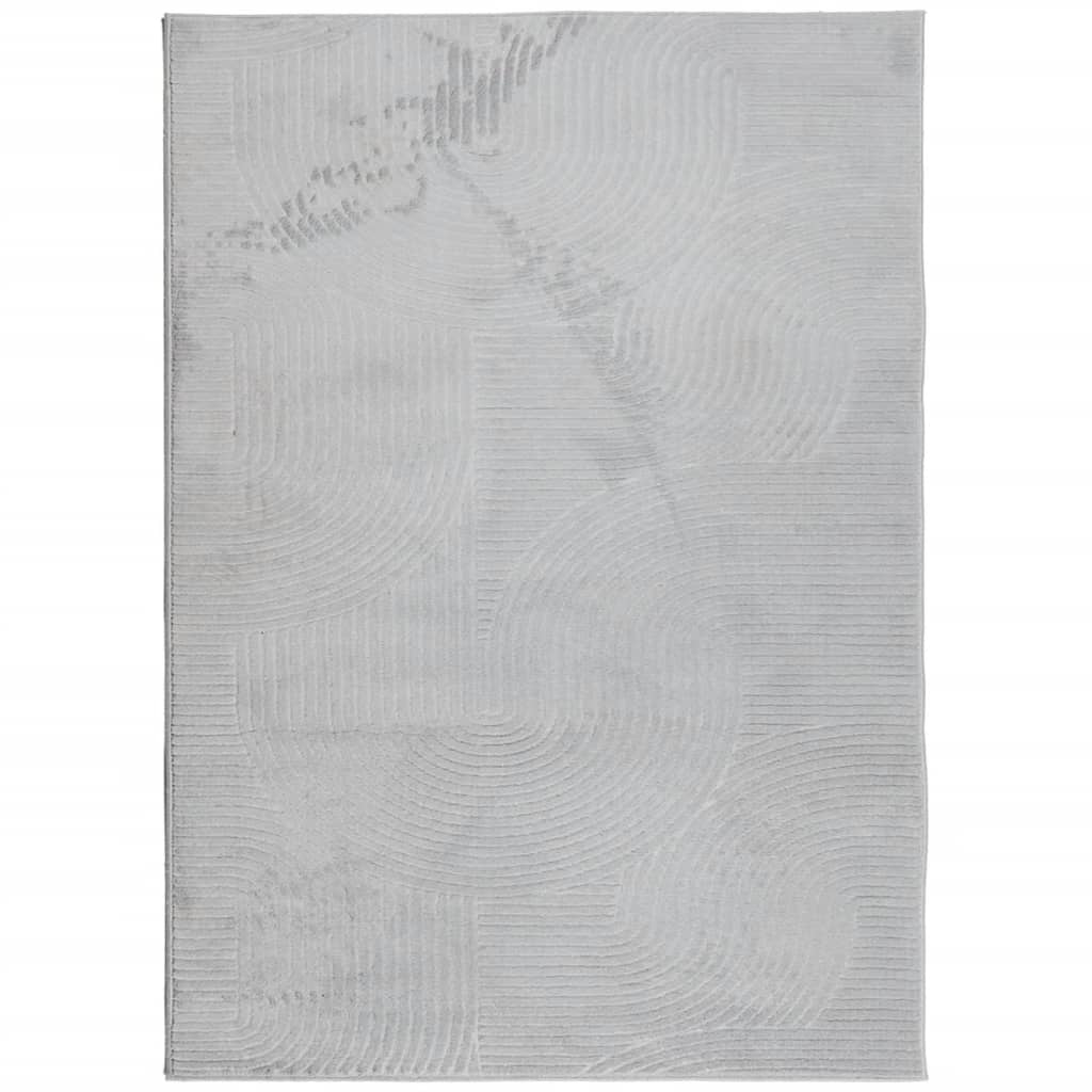 Vidaxl Rug Iza Low -Pile Scandinave 200x280 cm Gray