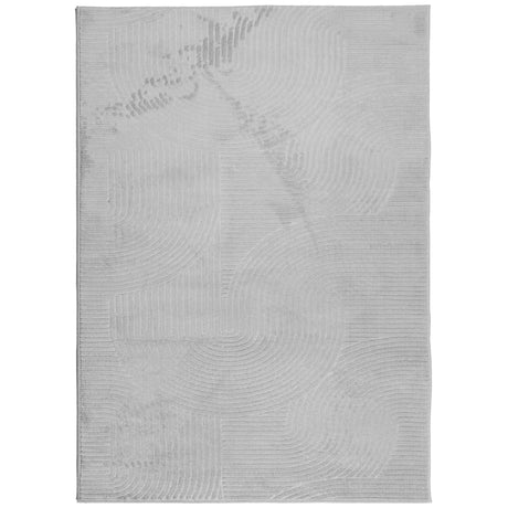 Vidaxl vloerkleed iza laagpolig scandinavisch 240x340 cm grijs