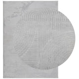 Vidaxl vloerkleed iza laagpolig scandinavisch 240x340 cm grijs