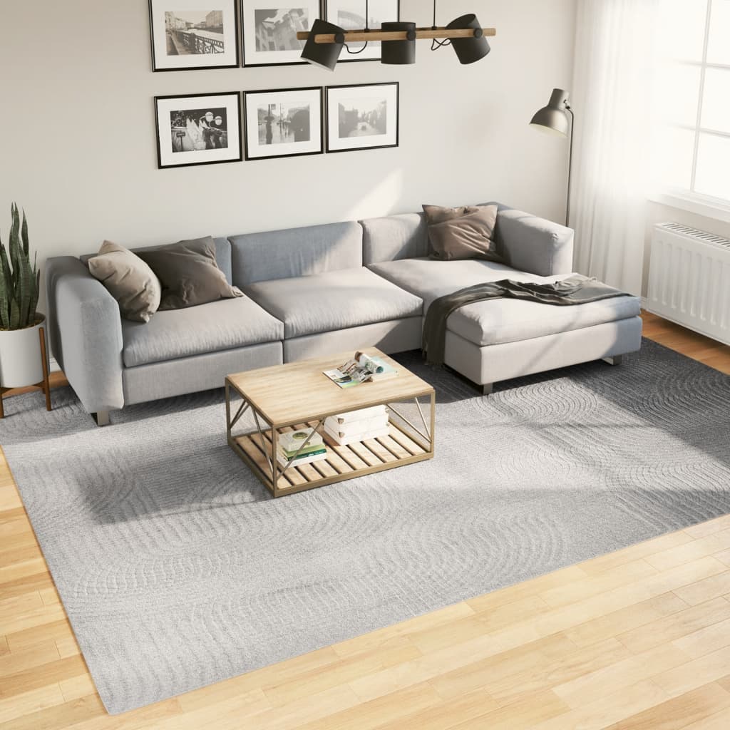 Vidaxl Rug Iza Low -Pile Scandinavian 240x340 cm šedá