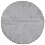 Vidaxl Rug Iza Low -Pile Scandinave Ø 80 cm Gray