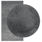 Vidaxl Rug Oviedo Low -Pile 80x150 cm Anthracite -farvet