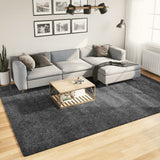 Vidaxl Rug Oviedo Low -Pile 240x340 cm Anthracite -farvet