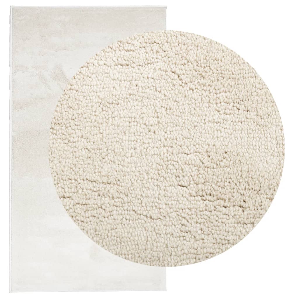 Vidaxl rug Oviedo Low -pile 80x150 cm Beige