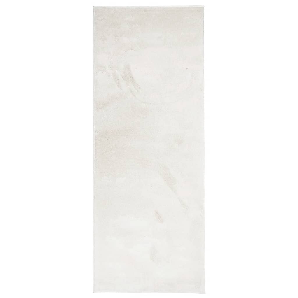 Vidaxl rug Oviedo Low -pile 80x200 cm Beige