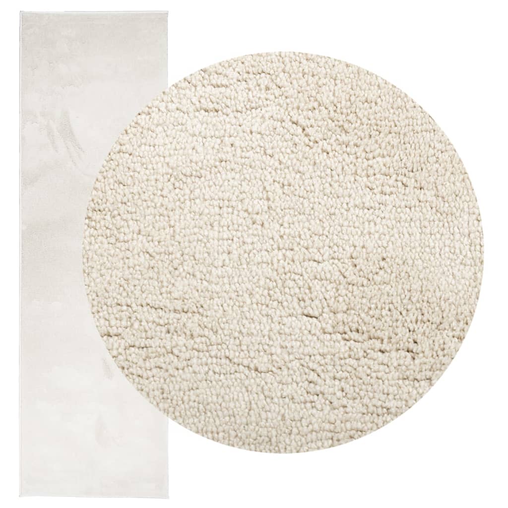 Vidaxl -mattan Oviedo Low -Pile 80x250 cm beige