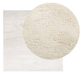 Vidaxl Rug Oviedo Low -Pile 120x120 cm beige