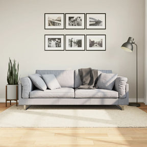 Vidaxl vloerkleed oviedo laagpolig 140x200 cm beige
