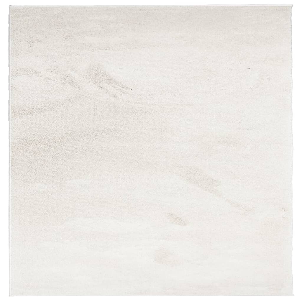 Tapis vidaxl Oviedo Low -Pile 160x160 cm beige