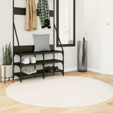 Vidaxl koberec oviedo low -pile Ø 160 cm beige