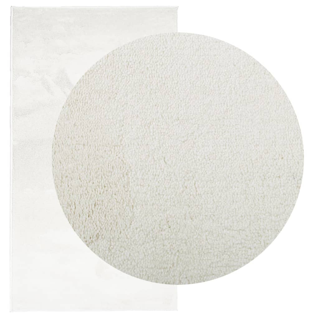 Vidaxl rug Oviedo Low -pile 60x110 cm cream -colored