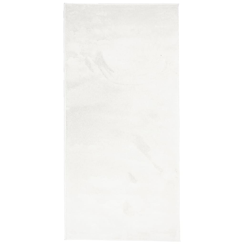 Vidaxl Rug Oviedo Low -Boile 100x200 cm Cream -Colored