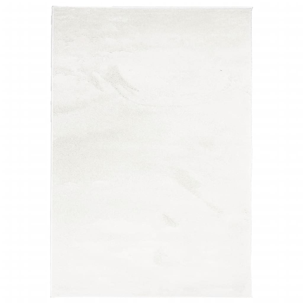 Vidaxl rug Oviedo Low -pile 160x230 cm cream -colored