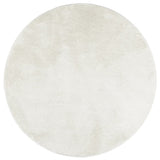 Vidaxl rug Oviedo Low -pile Ø 100 cm cream -colored