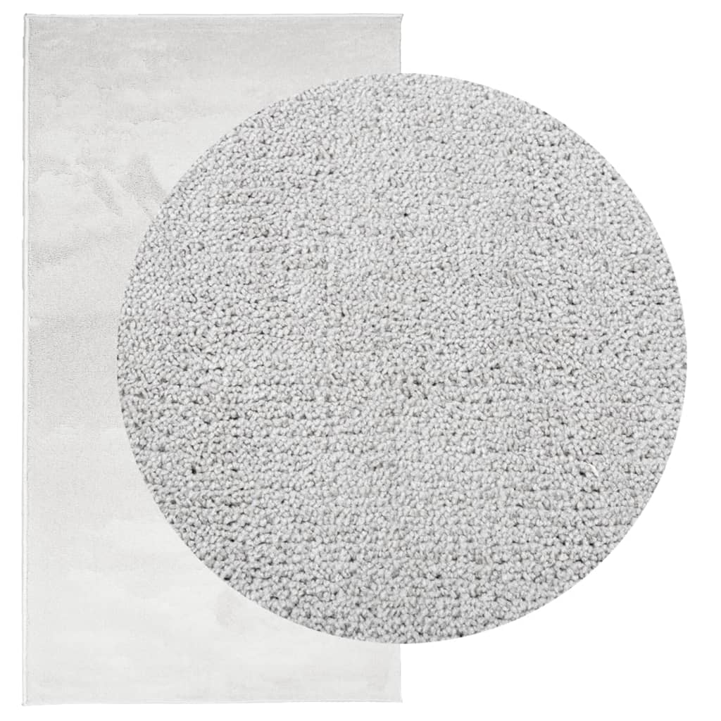 Vidaxl rug oviedo niddereg -pile 80x150 cm Grey