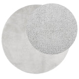 Vidaxl rug Oviedo Low -pile Ø 80 cm Gray