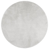 Tapis Vidaxl Oviedo Low -Pile Ø 160 cm Gray