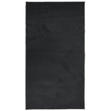 Vidaxl alfombra oviedo bajo -pile 80x150 cm negro