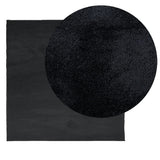 Tapis Vidaxl Oviedo Low -Pile 200x200 cm noir