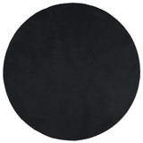 Tapis Vidaxl Oviedo Low -Pile Ø 160 cm noir