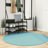 Vidaxl Rug Oviedo Low -Pile Ø 160 cm grøn