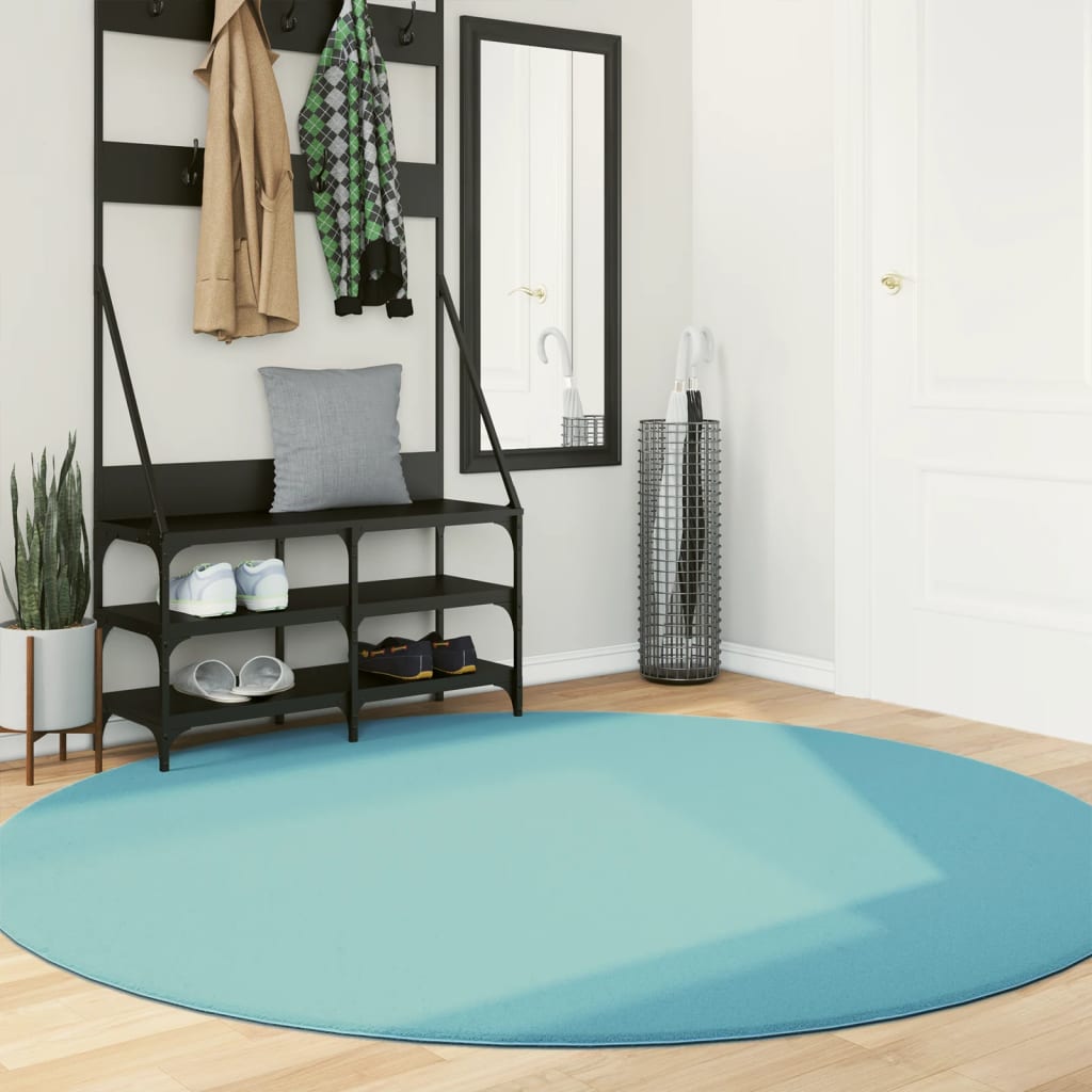 Tapis Vidaxl Oviedo Low -Pile Ø 200 cm vert