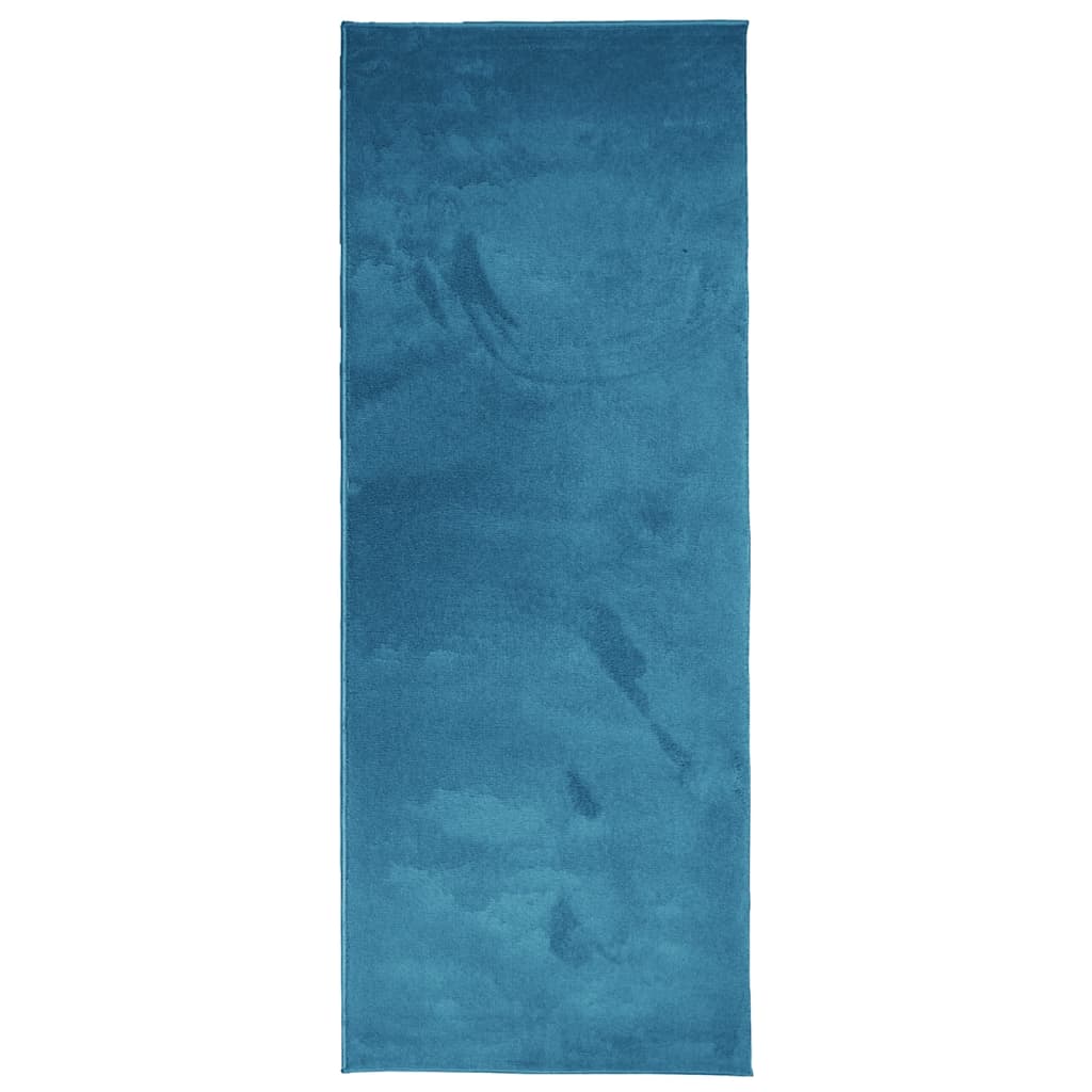 Vidaxl Rug Oviedo Low -Boile 80x200 cm Turquoise