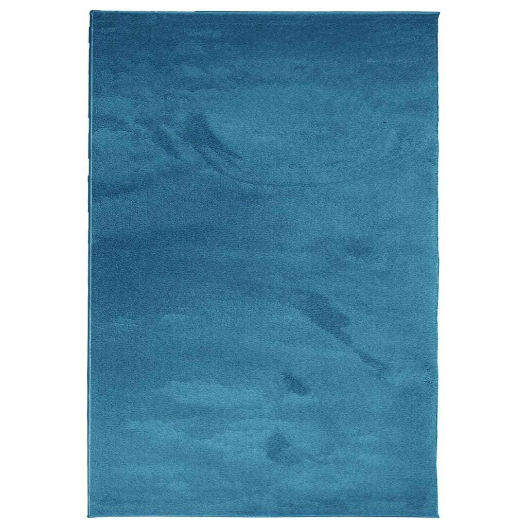 Vidaxl Rug Oviedo Low -Boile 120x170 cm Turquoise