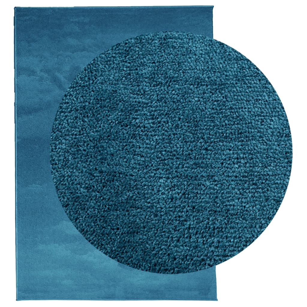 Vidaxl rug Oviedo Low -pile 120x170 cm Turquoise