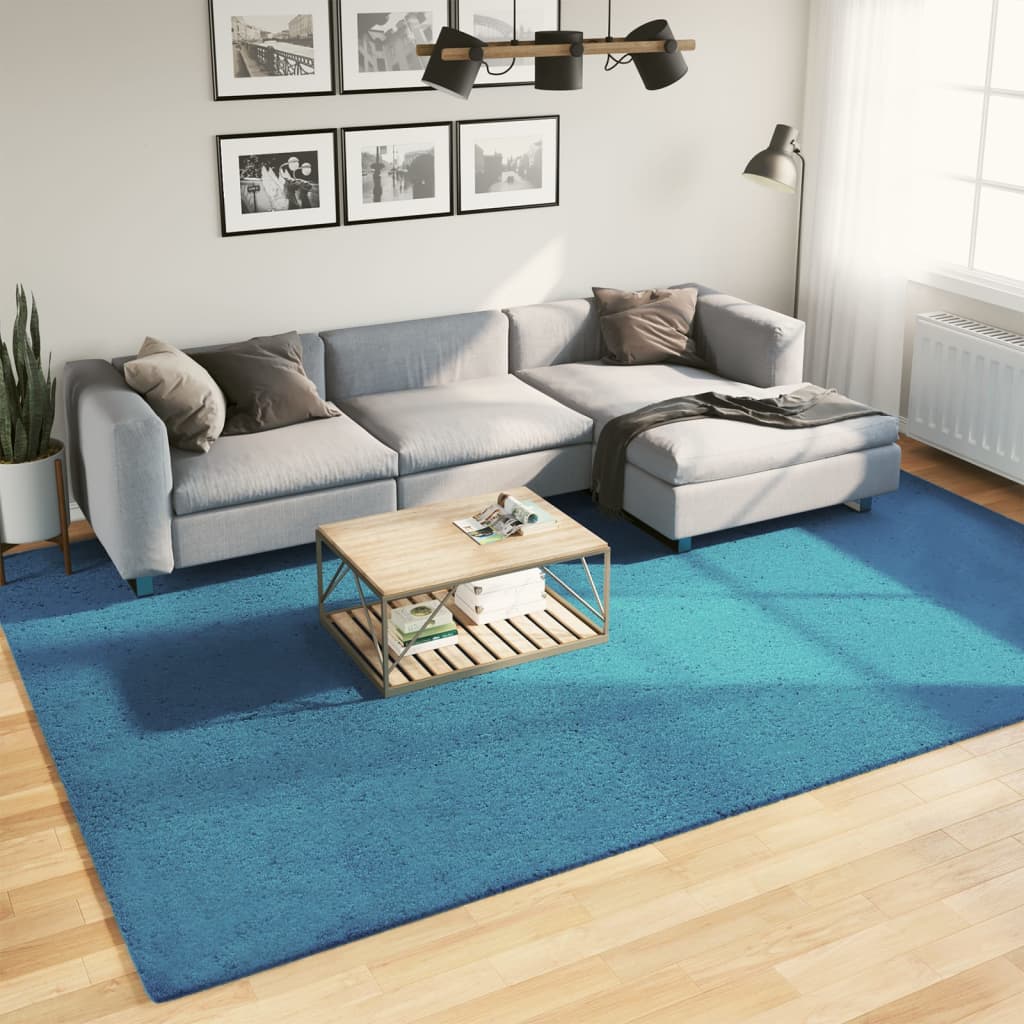 Vidaxl Rug Oviedo Low -Poel 240x340 cm Turquoise