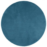 Vidaxl rug Oviedo Low -pile Ø 240 cm Turquoise