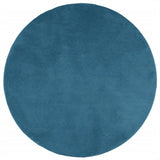 Vidaxl rug Oviedo Low -pile Ø 280 cm Turquoise