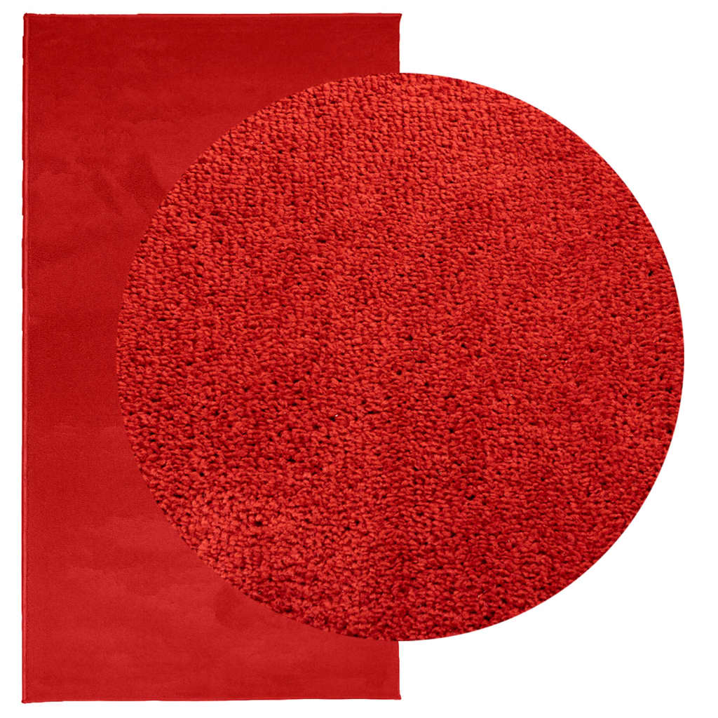 Vidaxl RUG OVIEDO BAJO Pile 60x110 cm rojo