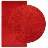 Vidaxl alfombra oviedo bajo -pile 80x150 cm rojo