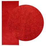 Tapis Vidaxl Oviedo Low -Pile 80x200 cm rouge