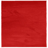 Vidaxl vloerkleed oviedo laagpolig 120x120 cm rood