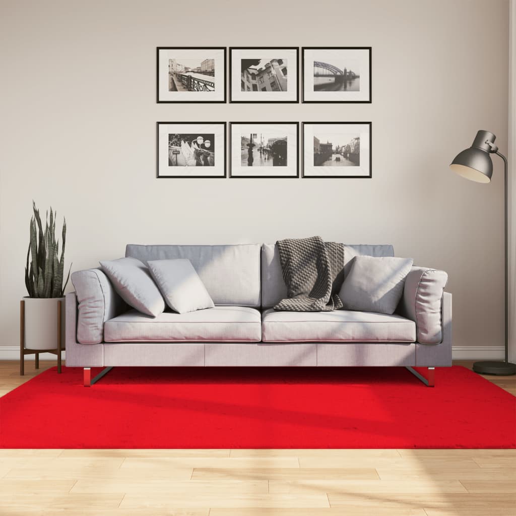 Vidaxl rug oviedo niddereg -pile 140x200 cm rout