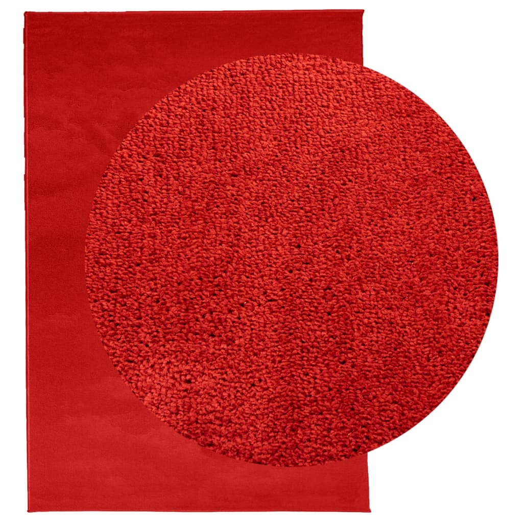 Vidaxl rug Oviedo Low -pile 200x280 cm red