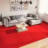 Vidaxl Rug Oviedo Low -Boile 300x400 cm rød