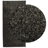 VidaXL rug Istan for high pile glossy 100x200 cm anthracite -colored