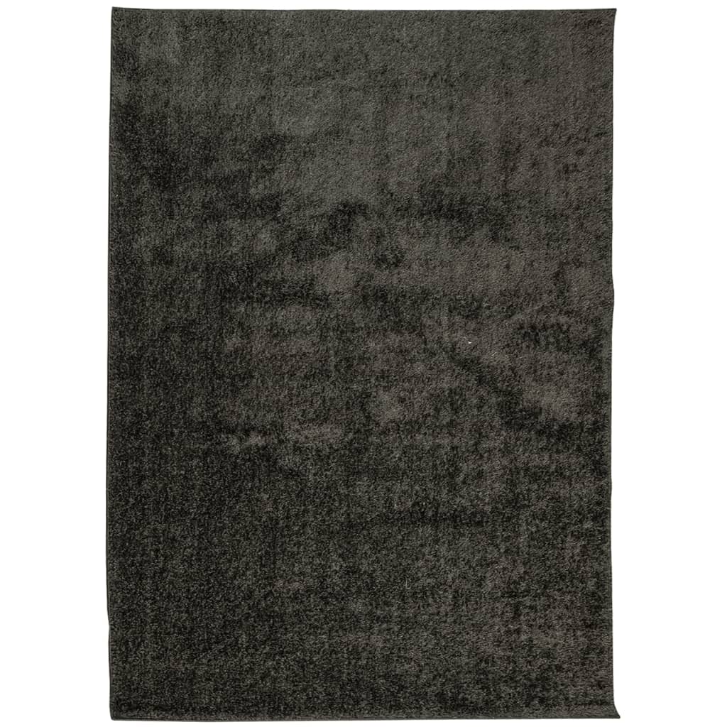 VidaXL rug Istan for high pile shiny 240x340 cm anthracite -colored