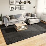 Vidaxl rug istan fir héije Schnouer glänzend 240x34 cm Anthhacite -colored