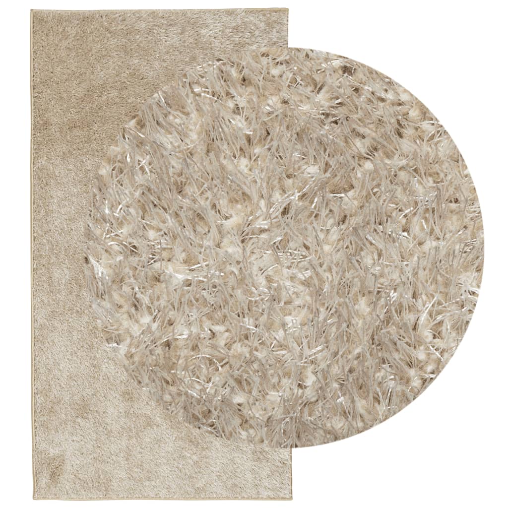 Vidaxl tapis Istan High Pile Glossy 100x200 cm beige