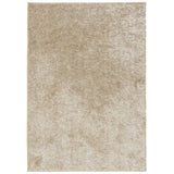 Vidaxl teppe istan høy haug blank 140x200 cm beige