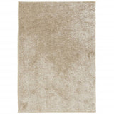 Vidaxl vloerkleed istan hoogpolig glanzend 160x230 cm beige