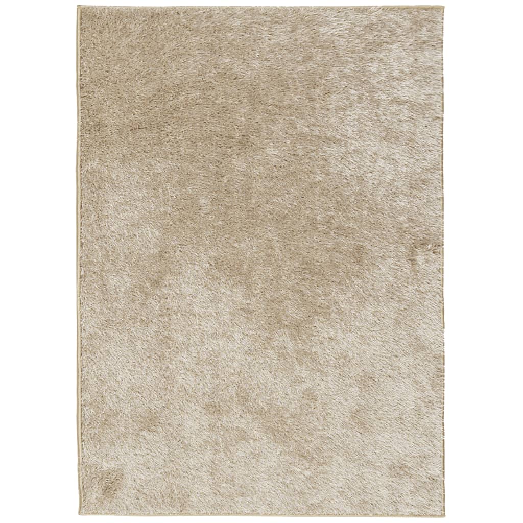 Vidaxl Teppich Istan hochglänzend 200x280 cm Beige